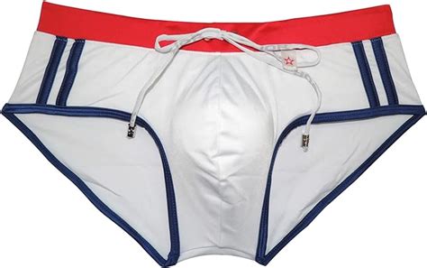 Badehose mit DG Hardware in Weiss für Herren 